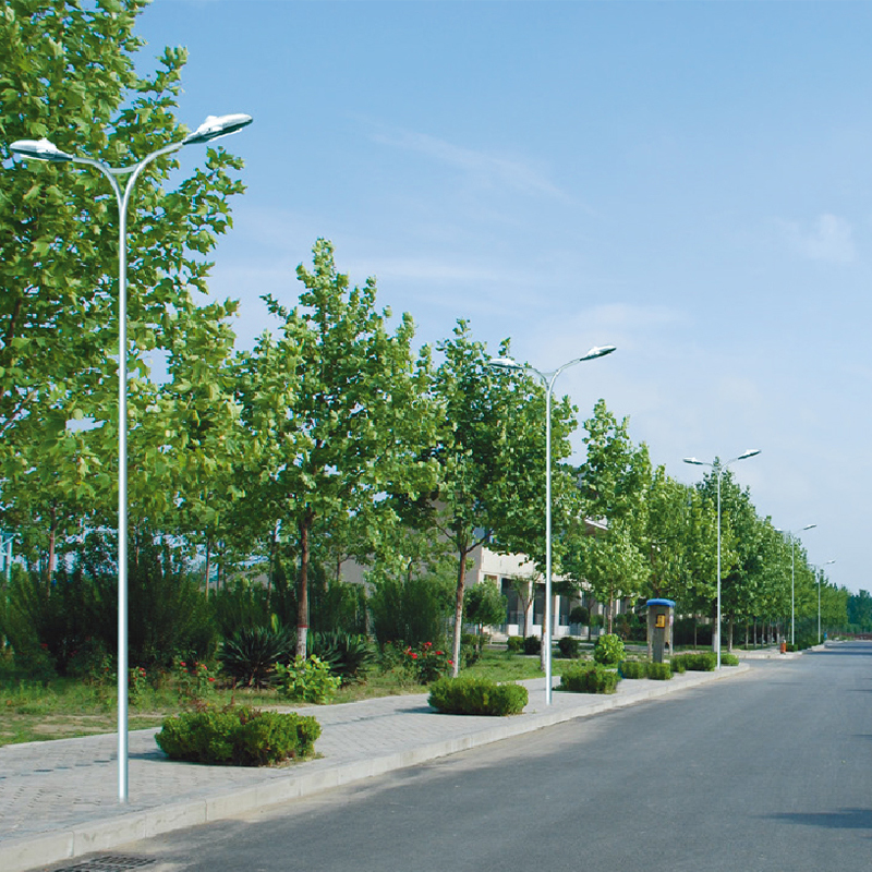 عمود طريق مخروطي من الألومنيوم بذراع مزدوج من NILE