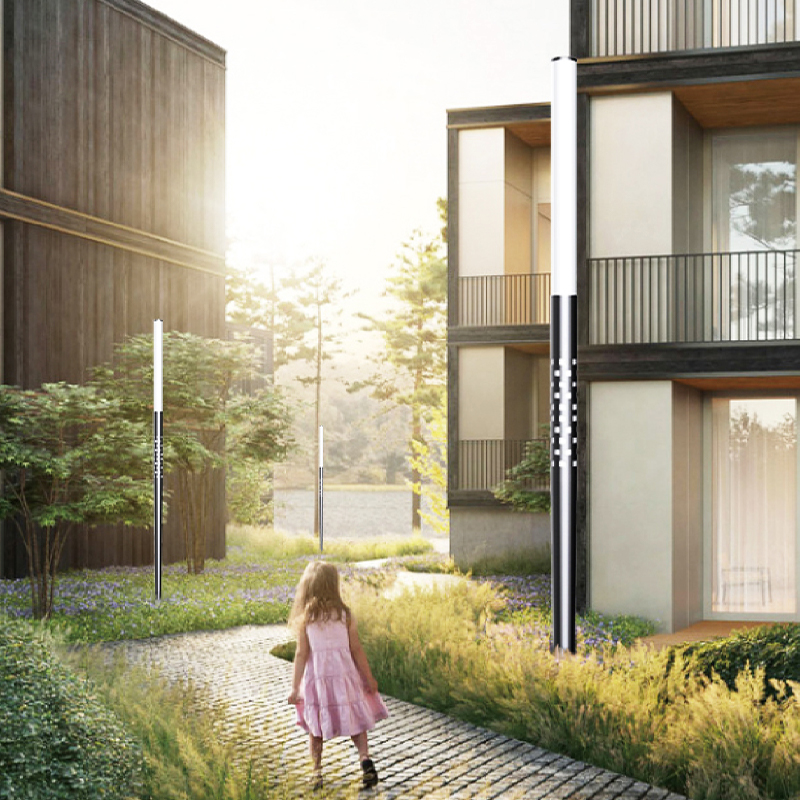 عمود إضاءة مقاوم للماء من الألومنيوم من ABERRANT