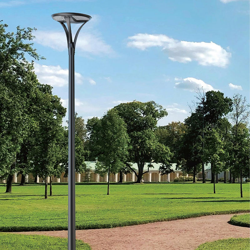 VOSS رش مسحوق معدني عمود إضاءة شمسي من السيليكون أحادي البلورة