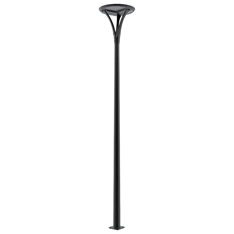 VOSS رش مسحوق معدني عمود إضاءة شمسي من السيليكون أحادي البلورة