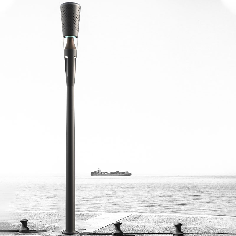 عمود إنارة الشارع الذكي المصنوع من سبائك الألومنيوم