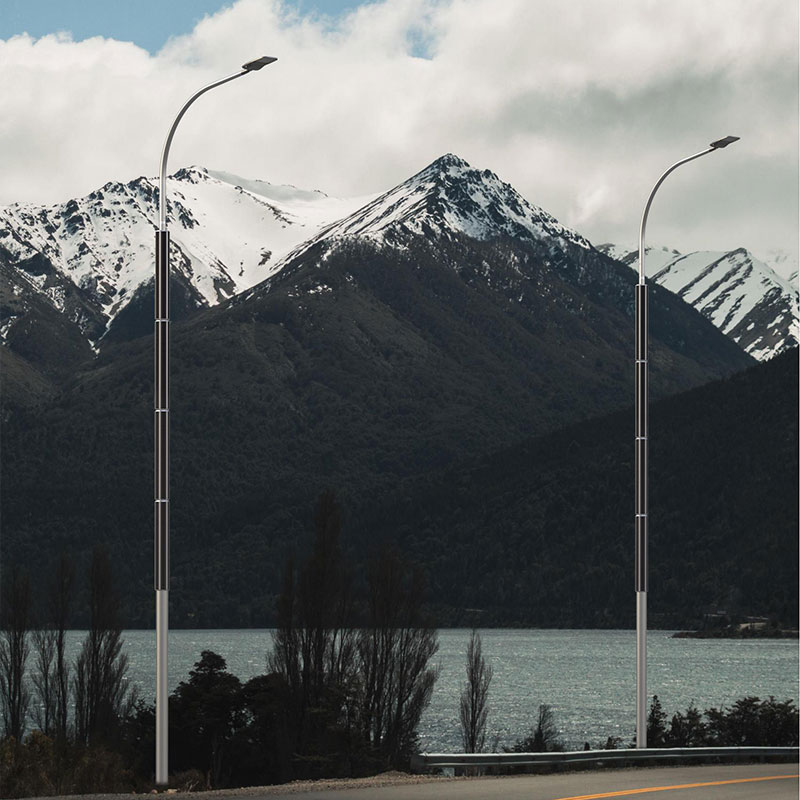 عمود إضاءة شمسي مرن مقاوم للتآكل HJT من GYULA