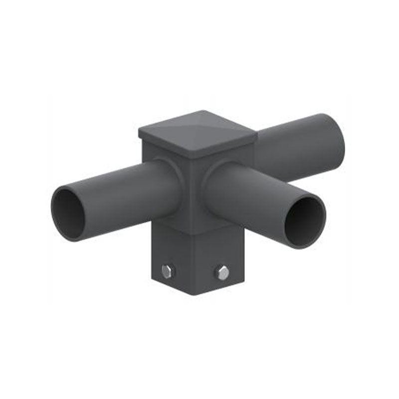 مُركِّب عمود إضاءة أفقي مربع مقاس 4 بوصات