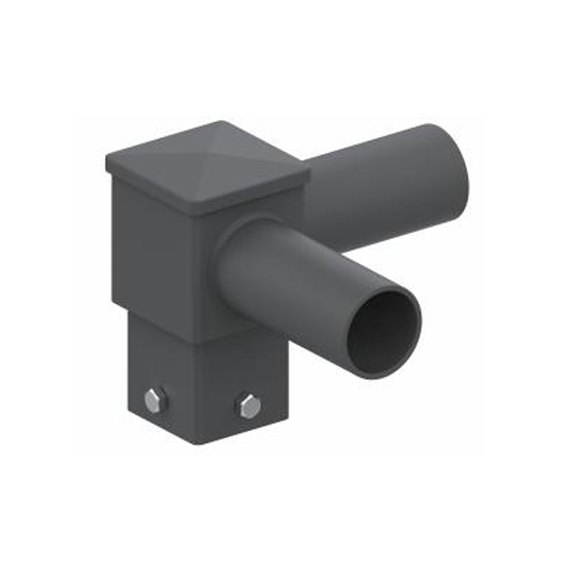 مُركِّب عمود إضاءة أفقي مربع مقاس 4 بوصات