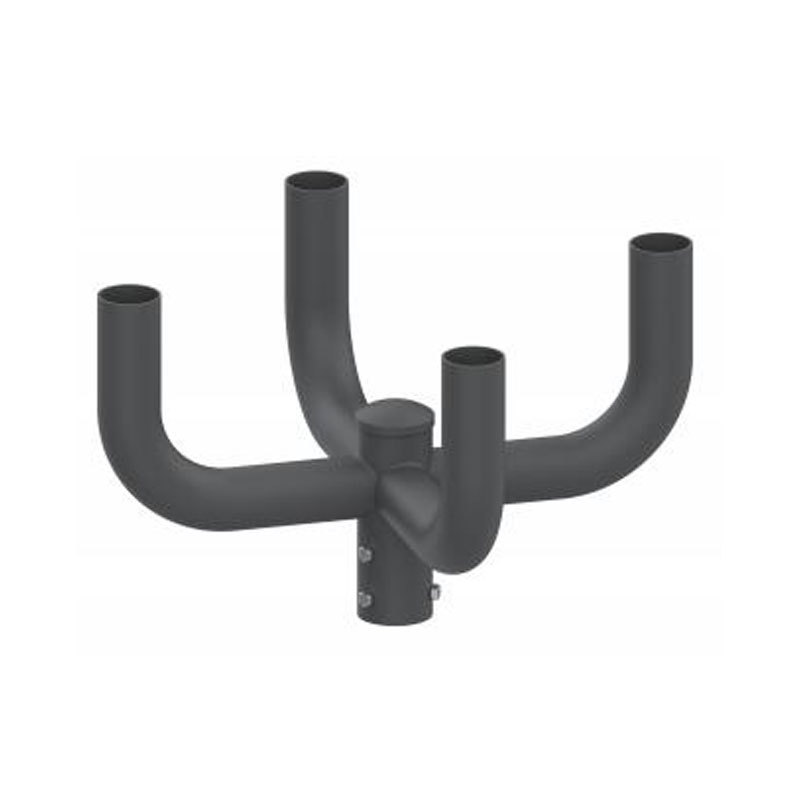 محول تينون عمود إضاءة خارجي عمودي دائري مقاس 5 بوصات