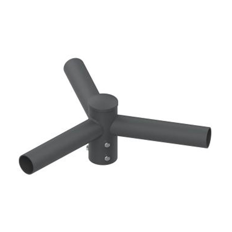 محول تينون عمود إضاءة خارجي أفقي دائري مقاس 5 بوصات