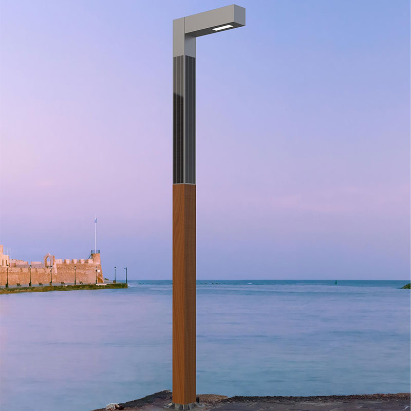 رش مسحوق معدني من الألومنيوم من MONDSEE على عمود شمسي