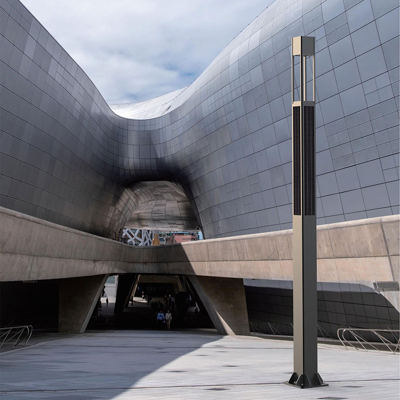 عمود إنارة شمسي مطلي بالألمنيوم من BEJA