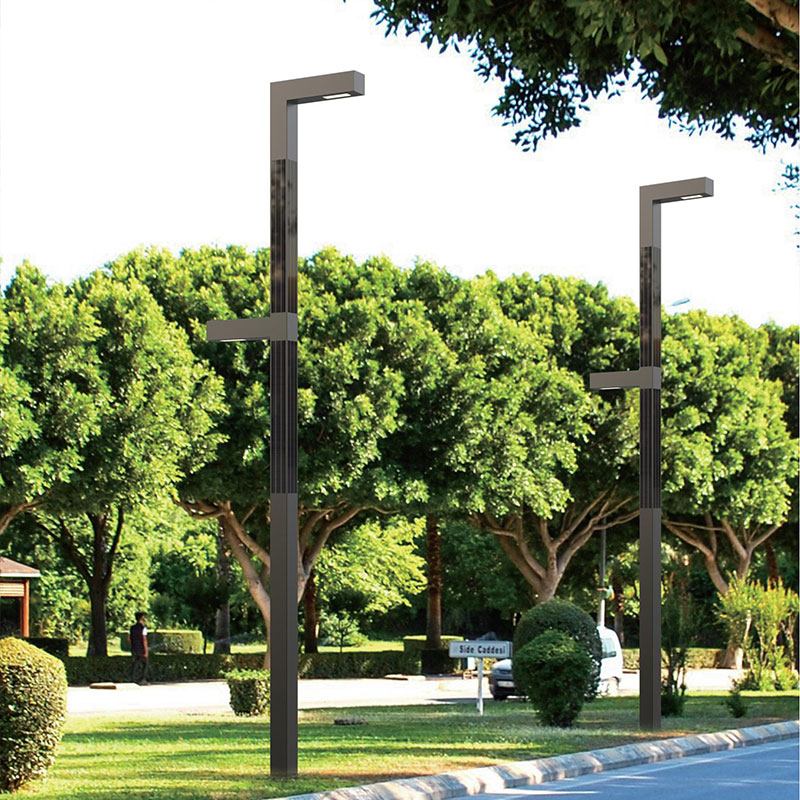 عمود إضاءة شمسي من EMDEN لرش مسحوق معدني من الألومنيوم