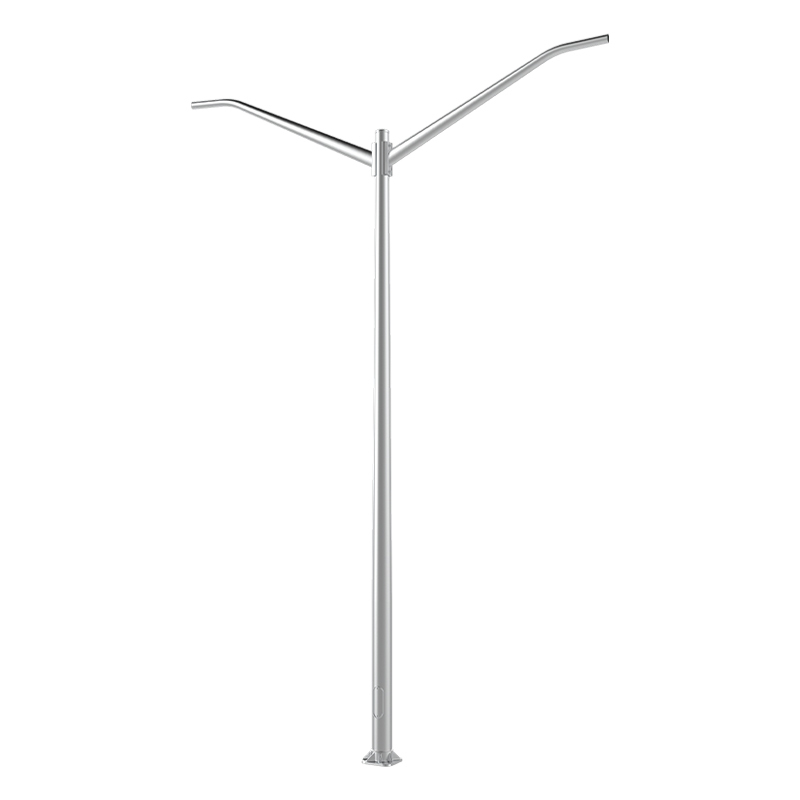 ذراعان ثنائيتان مخروطيتان من الألومنيوم بطول 20 قدمًا إلى 40 قدمًا، مع حامل شفة القاعدة